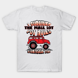 I Survived The Mall Lot Pot Holes T-Shirt